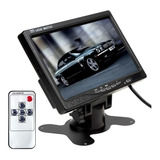 Monitor 7 Polegadas Com Entrada Rca De Video Av Controle