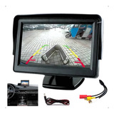 Monitor Digital Lcd Colorido Veicular 4.3 Tela Lcd Câmera Ré