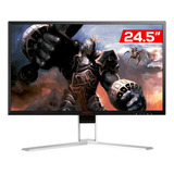 Monitor Gamer Agon 24,5'' 240hz Bivolt Preto/vermelho .