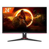 Monitor Gamer Aoc Viper 24 165hz 1ms 24g2se Preto/vermelho 127/220v