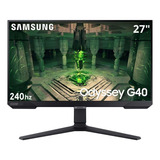 Monitor Gamer Samsung Odyssey G4 S27bg40 Lcd 27 Preto 100v/240v