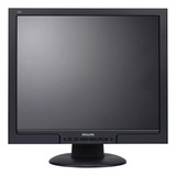 Monitor Lcd 19 Polegadas Quadrado Com Cabos