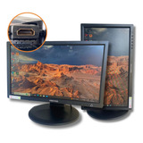 Monitor Positivo 19 Polegadas Ajustável Giratória Led Hdmi