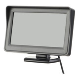 Monitor Tela Retrátil Lcd Tft Veicular Dvd 4,3 + Câmera Ré