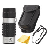 Monocular Fetch Falcon 7x18 Hd Fmc Mini Pocket Prime Silver