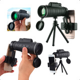 Monóculo Luneta Profissional 10x40 Tático Telescópio Longo Alcance Zoom 40x Natureza Céu Pássaros Com Tripé Suporte Para Celular Bolsa De Transporte Marca: Smart Tools