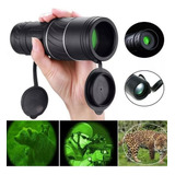 Monóculo Luneta Profissional Portátil Telescópio De Mão 16x Cor Preto