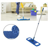 Mop Flat Clean Tech - Prático - Azul/cinza - 1,12m