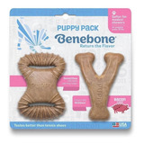 Mordedor Osso Benebone Puppy 2 - Pack Bacon Para Filhote