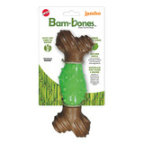 Mordedor P/ Cachorro Bambone Osso Grande Maça Verde Jambo