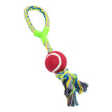 Mordedor Pet Corda Bola Bolinha Brinquedo Cachorro Cães 42cm