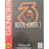 Mortal Kombat 3 - Cartucho - Sega Genesis