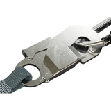 Mosquetão Estampado Trava Dupla Gxo 23kn Galvanizado