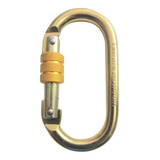 Mosquetão Oval Aço 22kn Trava Rosca Sf Nbr 