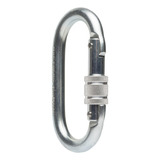 Mosquetão Oval Em Aço Fechamento Rosca 25kn Mult-5200 Cor Pr