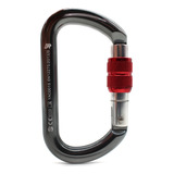 Mosquetão Sideup Alumínio Oval Trava Rosca 25kn Ce En Nbr