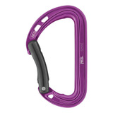 Mosquetão Violeta Petzl Spirit Curved Mountain Rapel Rock Climbing