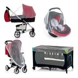 Mosquiteiro Universal Carrinho Bebe Conforte E Berço Cor Branco