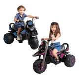 Moto Elétrica Infantil Até 30kg Azul Rosa Brinquedo Biemme