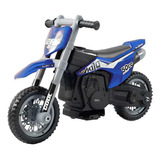 Moto Elétrica Infantil Cross Até 25kg Som 2-3 Km/h Importway Cor Azul