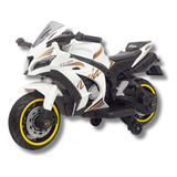 Moto Elétrica Infantil Esportiva Kw1000 12v Branca-bang Toys