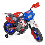 Moto Elétrica Infantil Motinha Motocross Com Bateria E Cabo