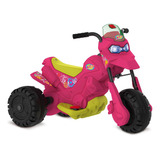 Moto Elétrica Infantil Xt3 6v Pink Bandeirante