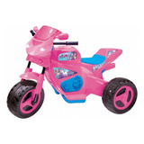 Moto Elétrica Meg A Bateria De Brinquedo Magic Toys Turbo Cor Rosa 100v 240v