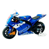 Moto Em Miniatura Colecionável Yamaha Go Motul Maisto 1:18 Cor Azul