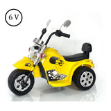 Moto Infantil Elétrica Zippy Toys Harley Bateria 6v Com Retrovisores Som Luz