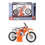 Moto Ktm 450 Sx-f 2018 #84 Motocross Red Bull 1/18 Burago