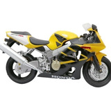 Moto Miniatura Honda Cbr 929rr Amarela 1:6 Metal