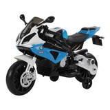 Motocicleta Movida A Bateria Bmw Para Crianças Cor Azul