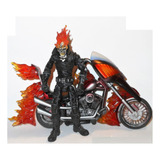 Motoqueiro Fantasma Toy Biz Marvel Legends Cult Comics