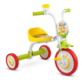 Motoquinha Infantil Triciclo 3 Rodas Criança Até 21kg Nathor Cor Branco