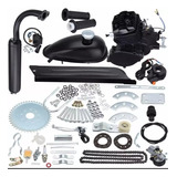 Motor Completo 80cc Bicicleta Motorizada +potente - Cor Preto