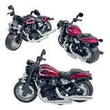 Motos De Fricçao D Ferro Miniatura Harley-davidson Som E Led