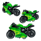 Motos De Fricçao De Ferro Em Miniatura Kasinski Gt-r Fricção