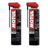 Motul C1 E C4 Limpeza E Lubrificação Clean Chain Lub 400ml