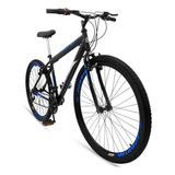 Mountain Bike Ello Bike Velox Aro 26 21v Freios V-brakes Câmbios Ltx Cor Preto/azul Com Descanso Lateral
