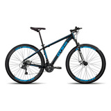 Mountain Bike Gts Pro M5 Techs Aro 29 21 21v Freios De Disco Mecânico Câmbios Shimano Cor Preto Azul