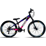 Mountain Bike Vikingx Freeride Tuff 25 Vmaxx Aro 26 Cores