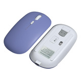 Mouse De Modo Duplo Sem Fio Bluetooth Recarregável Portátil Cor Modelo De Carregamento De Modo Duplo: Roxo