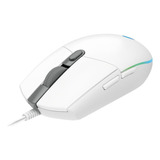 Mouse Gamer Logitech G203 Lightsync Rgb Até 8.000 Dpi - Branco