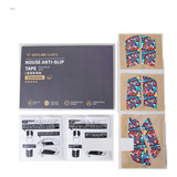 Mouse Grip Tape Hotlinegames Para Logitech G403 G603 G703 Color Cor F01 - Battel Fire - Azul/vermelho