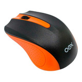 Mouse Wireless 1200 Dpi Oex Experience Ms404 - Laranja Cor Preto Com Laranja