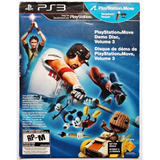 Move Demo Disc Volume 3 Semi Novo Ps3 Capa Pack Papael
