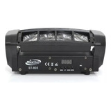 Moving Mini Spider Beam 8 Leds 5w Rgbw Sensor Som Dmx