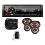 Mp3 Player Carro Usb Bluetooth Pioneer + Auto Falante 6 + 69