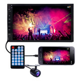 Mp5 Central Multimidia 1/ 2 Din Gm Bonanza D20 D40 + Camera